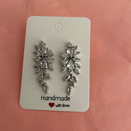 "Diamante Wedding Day Earrings"