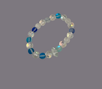"Vibrant Glass Bead Bracelet"