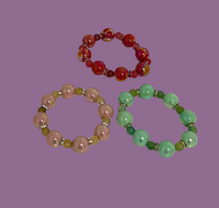 Assorted Acrylic Beaded Bracelets 🌈